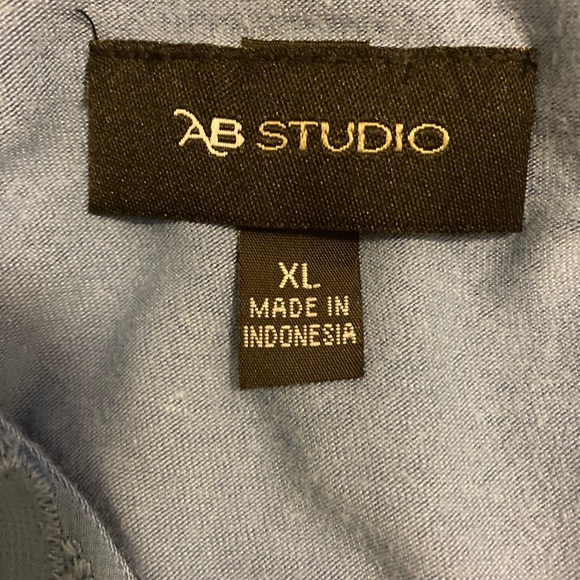 Women’s AB Studio Blue Top - Picture 3 of 3